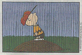 This is how I feel when I read about 62.3 percent of the status messages on Facebook, like I'm getting rained on. At least it's rain and not bullets. I wouldn't mind it be money so long as Pacman was nowhere near.